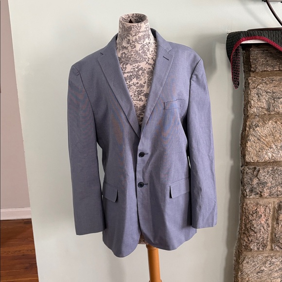 Tommy Hilfiger Light Blue Gray Men’s Blazer - Picture 5 of 12